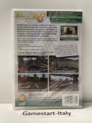 EURO TRUCK SIMULATOR GOLD - PC COMPUTER - VIDEOGIOCO NUOVO SIGILLATO NEW SEALED - Foto 2 di 5