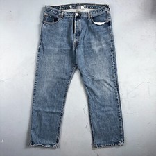 Levis 501 Vintage 90s XX Straight Leg Jeans Y2K Light Wash 40x30 Act 37x30