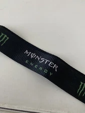 Monster Energy Drink Black Lanyard Keychain New Official Sealed Stocking Stuffer