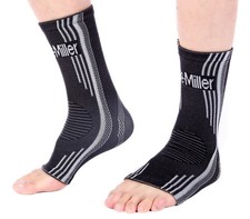 Doc Miller Ankle Compression Sock Brace Sleeve Plantar Fasciitis Tendonitis Spur