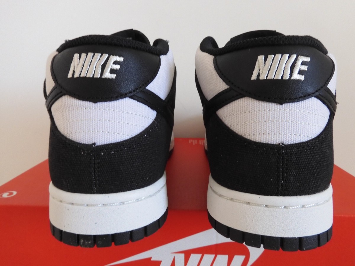 Nike Dunk Mid \'Sail Black\' DV0830-102 size 9.5 Nike Dunk Mid Off Noir White Men main image 3
