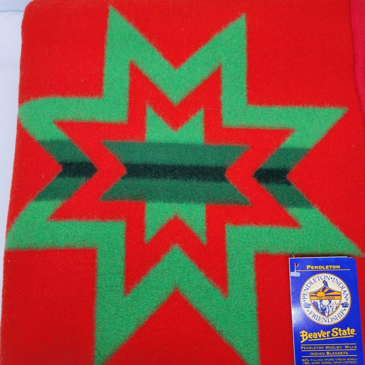 Pendleton Beaver State Sioux Star Wool Blanket 80