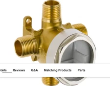 Delta R11000 #35 Diverter Rough-In Valve for Delta R11000 #35 3 Function and 6 F