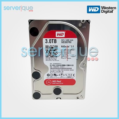 Western Digital WD30EFRX 3TB SATA 6Gbps 5400RPM 64MB 3.5'' Internal Hard Drive