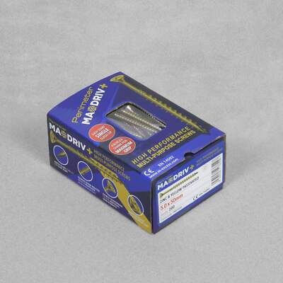 Perimeter MaxDriv traditionelle Mehrzweckschrauben 5,0 x 50 mm - 200 Stück