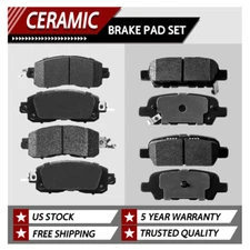 Front & Rear Ceramic Brake Pads For 2013-2018 Nissan Altima All models