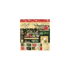 GRAPHIC 45 ~ MERRY & BRIGHT ~ 8x8 Paper Pad