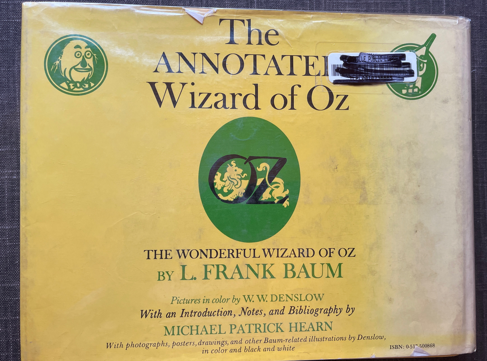 The Annotated Wizard of Oz by L Frank Baum Michael P. Hearn w/DJ | eBay