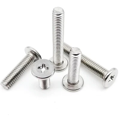 M1.4-M6 304 Stainless Steel CM Phillips Ultra Thin Flat Wafer Head Screw Bolt