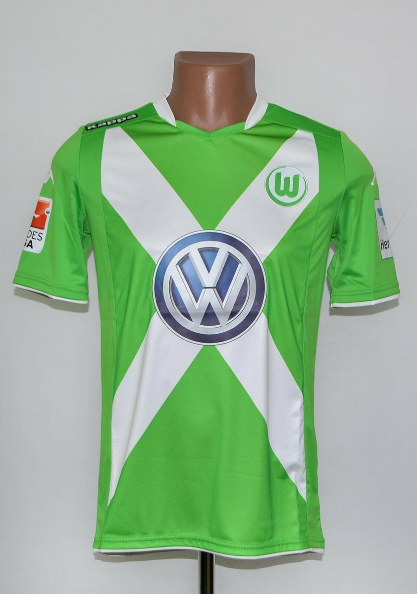 BNWT* WOLFSBURG 2014/2015 HOME FOOTBALL SHIRT KAPPA #29 ZHANG SIZE