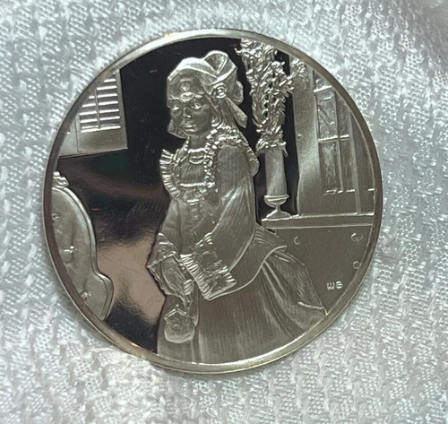 1982 FM Sterling Silver 31.54 Grams Prooffe Lady Jean George Bellows