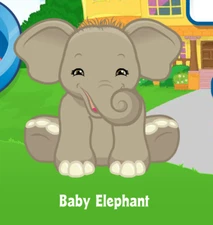 Webkinz Baby Elephant Virtual PET Adoption Code Only Messaged Baby Elephant Pet!
