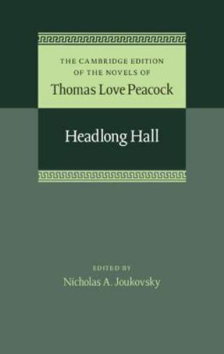 Headlong Hall Peacock Joukovsky Hardback Cambridge University Press