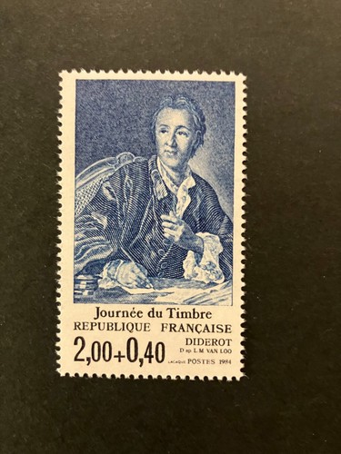 France 1984 - Stamp Day, L.M Van Loo Painting stamp MNH