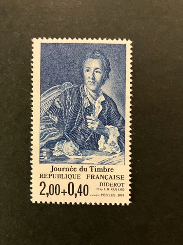 France 1984 - Stamp Day, L.M Van Loo Painting stamp MNH
