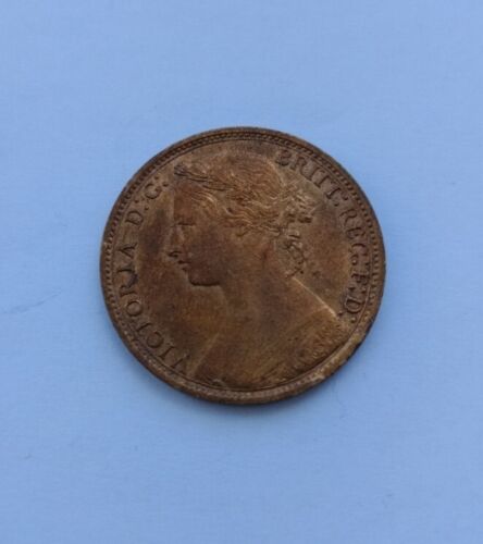 1875 VICTORIAN ONE PENNY COIN QUEEN VICTORIA  - Photo 1/2
