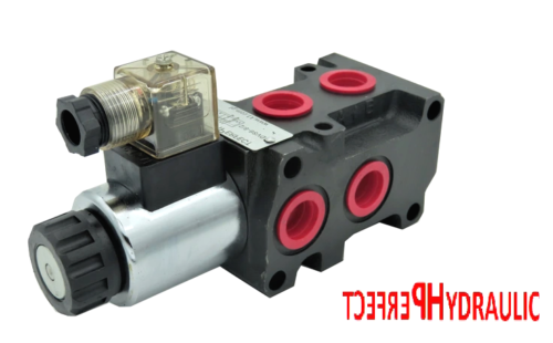 Hydraulic valve diverter valve 6/2-way valve 90L/min 24V incl. connector - Picture 1 of 4