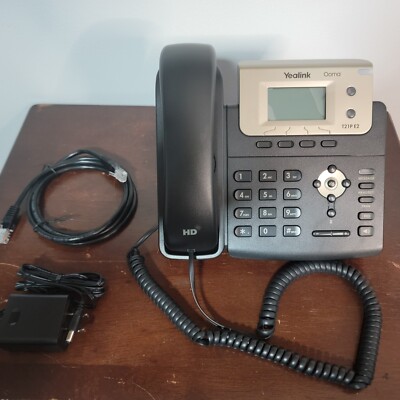 Phone - Yealink (Ooma) Black and Grey, Open Box, T21P E2