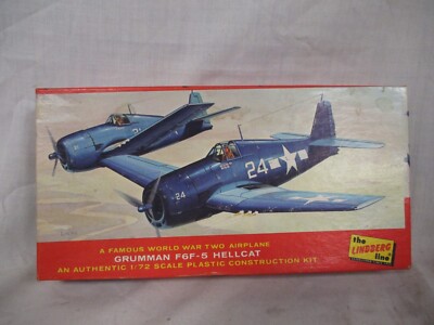 Lindberg #484-60 Grumman F6F-5 Hellcat Model Kit