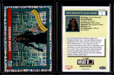 2023 Upper Deck Marvel What If...? Super Heroes #1 Post-Apocalyptic Black Widow
