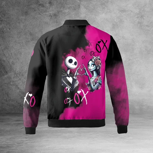 Nightmare Before Christmas Jack And Sally XoXo Together Forever Jacket