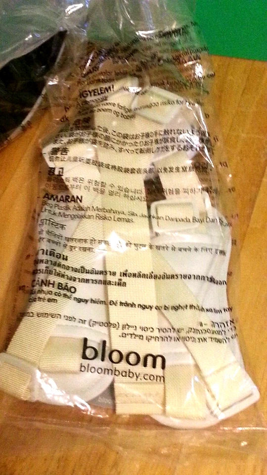 Bloom Fresco Cromo - Juego de almohadillas de asiento - Cuero sintético blanco coco NUEVO Foto 4 de 4