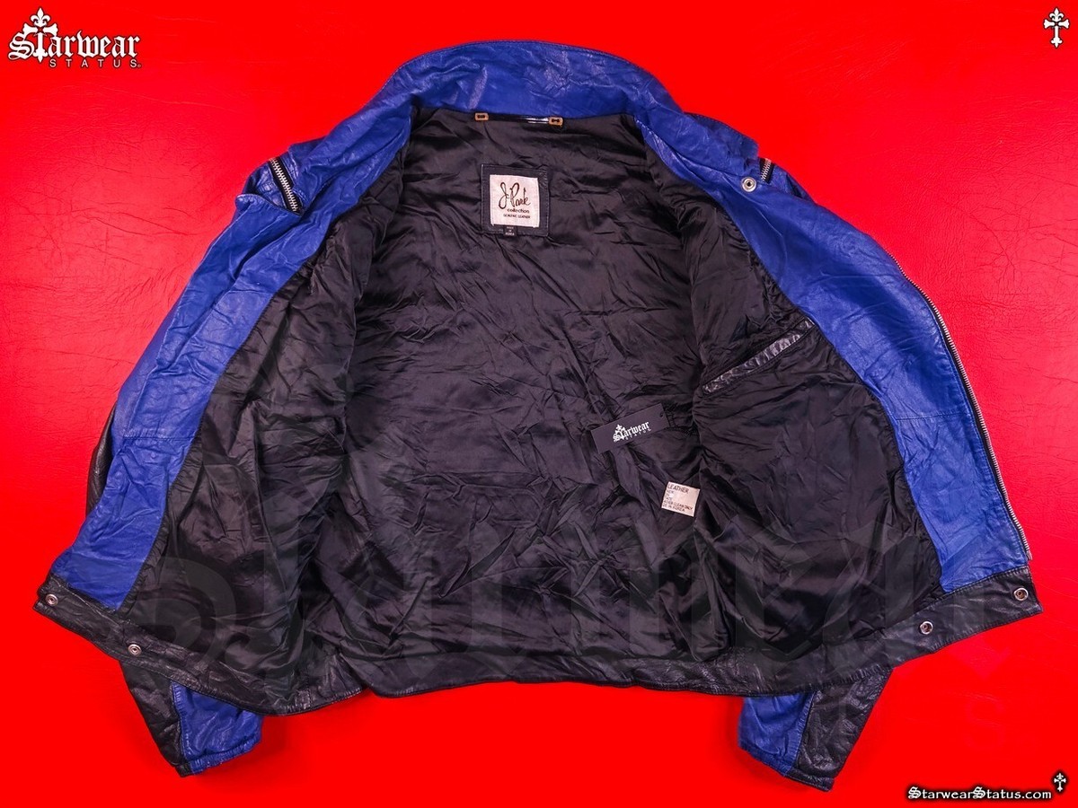 🔥WOW! Vintage 80s J-Park Michael Jackson Beat It Zipper Leather