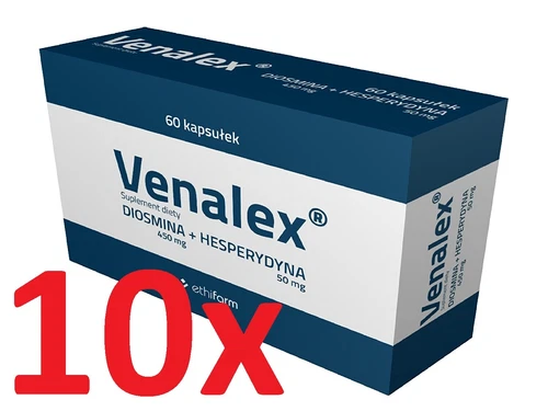 10 x Venalex Diosmin 450mg Excellent