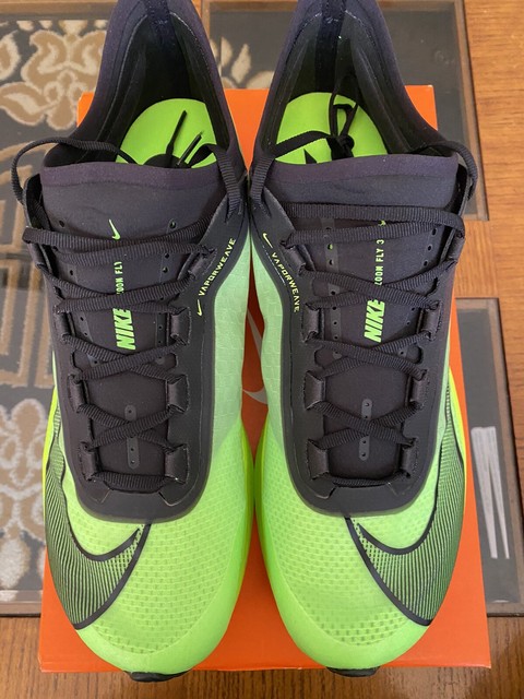 Nike Mens 10.5 Zoom Fly 3 At8240 300 Electric Green Running Fitness Shoes for sale online | eBay