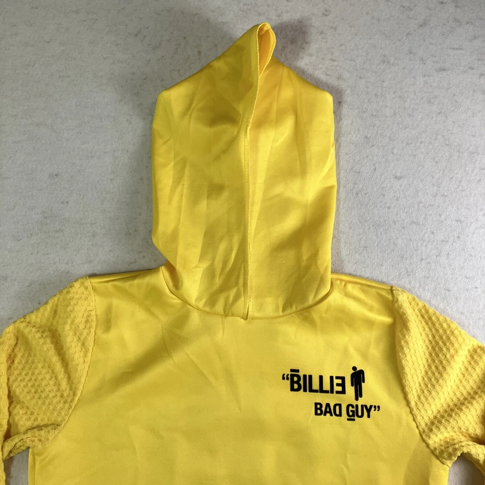 Billie Eilish "Duh" Sudadera con Capucha Juvenil L (10/12) Bad Guy Sudadera Pullover Amarillo Foto 2 de 4