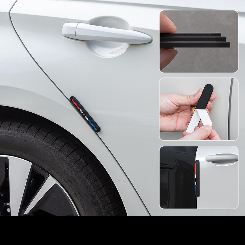 4PCS Car Door Edge Guards Anti-Scratch Protector Trim for BMW Models