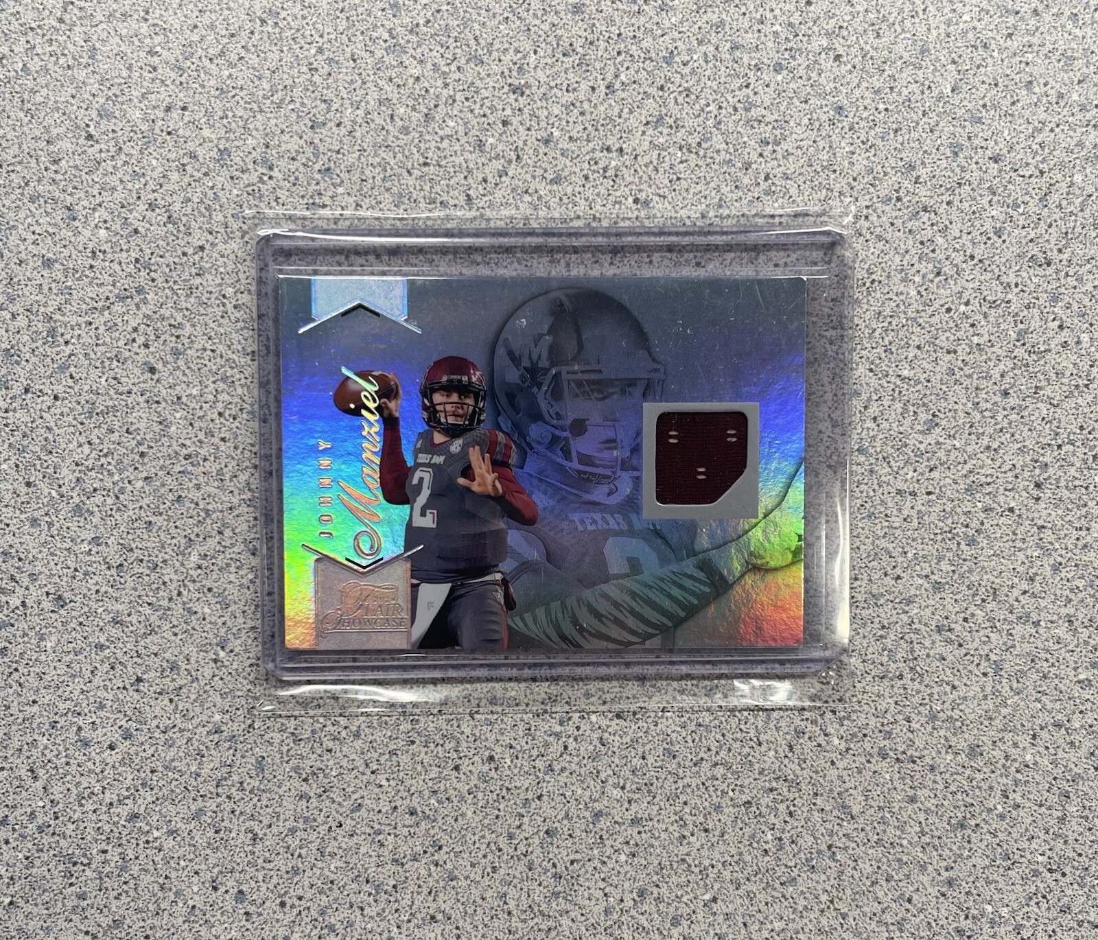 FILA Maglia Rookie 2014 Flair Showcase Row 0 #160 Johnny Manziel Rookie toppa HEISMAN RARA