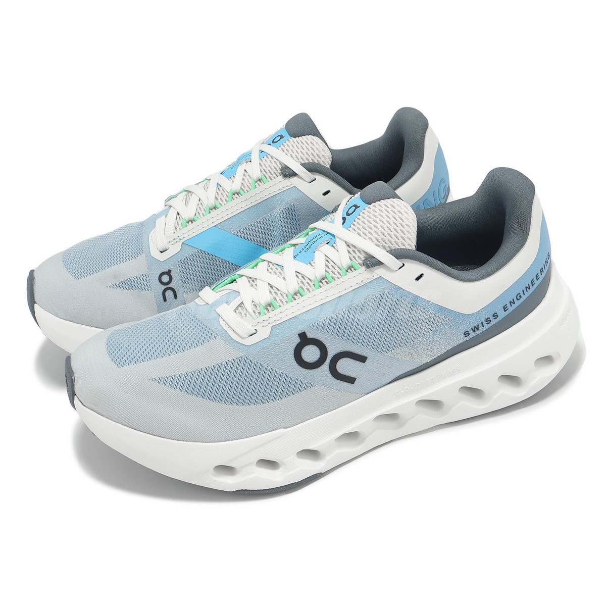 On Running Cloudsurfer Next Wide Niagara White Women Road Running