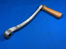 Vintage Meat Grinder Crank Handle & Wood Grip ~ Replacement Handle? Coffee Mill?