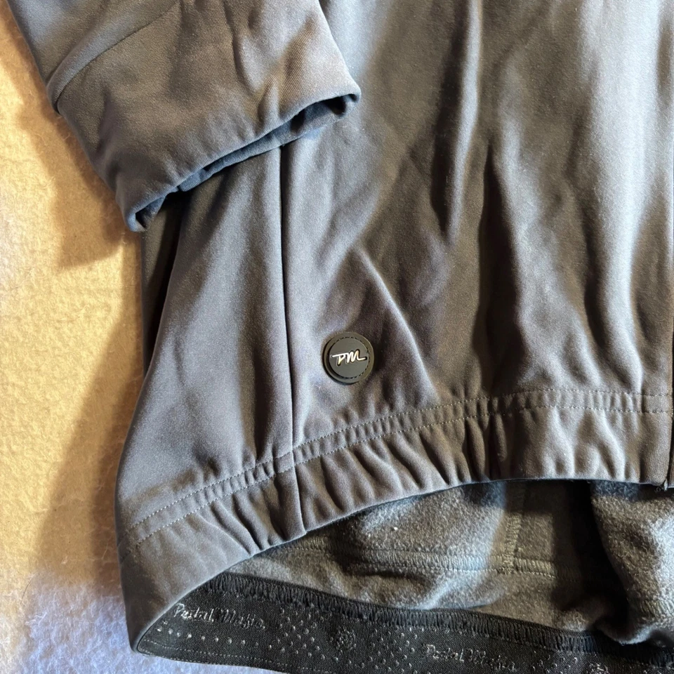Chaqueta térmica de ciclismo Pedal Mafia para hombre manga larga gris XL bolsillos con cremallera completa Foto 3 de 4