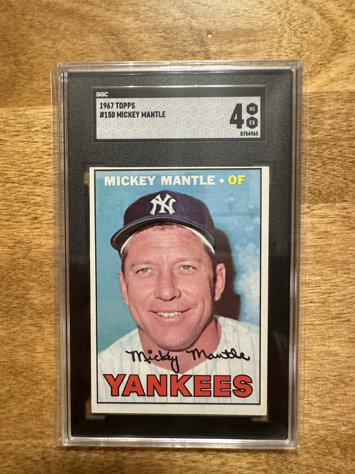 1967 Topps - Mickey Mantle #150 SGC 4