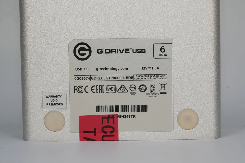 G-Technology G-Drive 0G03674 6TB (External) Hard Drive - Image 4 of 4