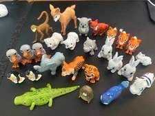 Animal Figurines 25+ Pieces Mixed Wildlife Zoo Safari Animals FREE SHIPPING!