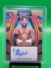 2024 Panini Select WWE - Cedric Alexander - Red Prizm Auto  /99 NXT #SL-CAL