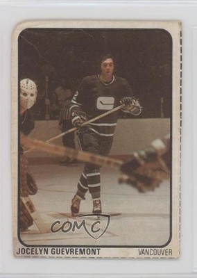 1974-75 Lipton Soup Food Issue Jocelyn Guevremont #48 im4