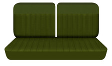 Front Seat Covers Fits 1962 To 1969 Amc Ambassador 2door 50-50 Top Solid Bottom