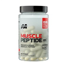MuscleTech Muscle Peptide 185 Strength and Muscle Growth 84 Veg Capsules