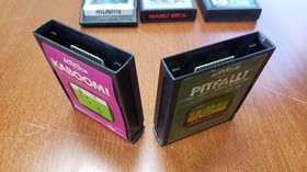 Atari 2600 Game Lot 24 Carts Pitfall Kaboom Atlantis Mario Bros Pac‑Man