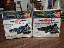 (2X) 1974 Vintage Aurora AFX Slot Car OFFICIAL MANTENANCE AND TEST KIT NOS