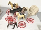 1960s MARX JOHNNY WEST HORSE AND WAGON ACCESSORIES LOT #81