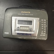 Vintage Aiwa Fm Stereoam Tuner Hs-ta183 Parts Untested
