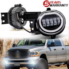 Front Fog Light Set For 02-08 Dodge Ram 1500 2003-2009 Ram 2500 With Bulb