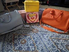 Massive Truly Beauty Lot - 3 Travel Totes 2 Duffle Bags Some Discontinued Items