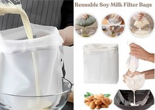 Reusable Nylon Fine Mesh Wine Strainer Coffee Filter Cheese Cloth Nut Milk Bag