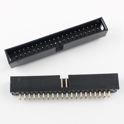 5Pcs 2.54mm 2x20 Pin 40 Pin Straight Male Shrouded Box Header PCB IDC Connector
